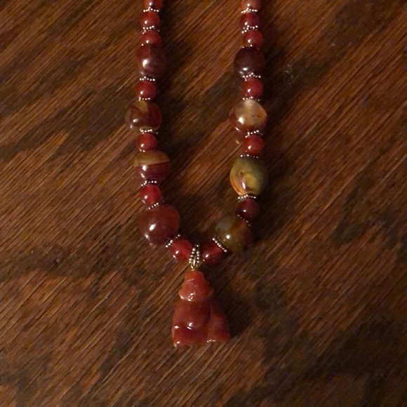 Vintage Carnelian Buddha! - Picture 1 of 3